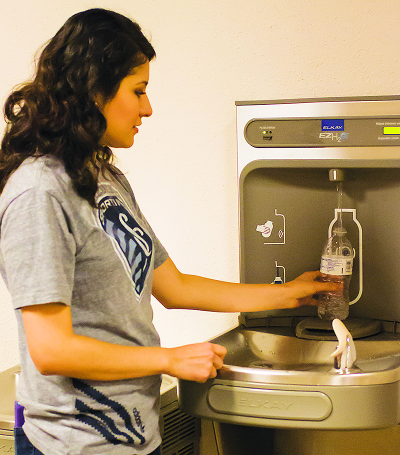New water fountain helps green efforts